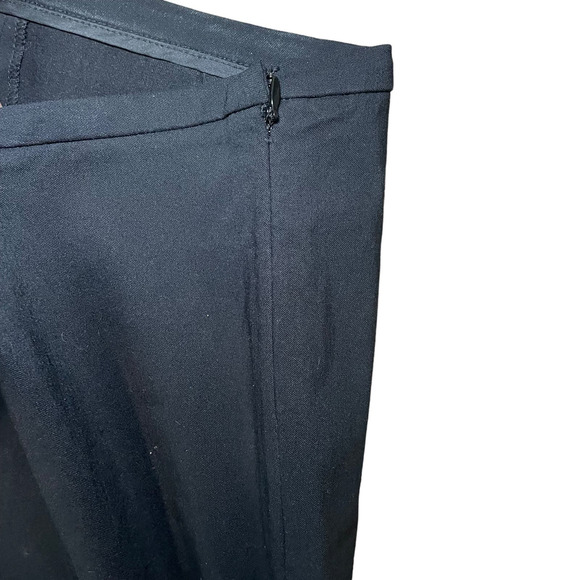 J. McLaughlin Womens Dress Pants Black Straight Leg 14 Stretchy Tailored Classic - Picture 4 of 10